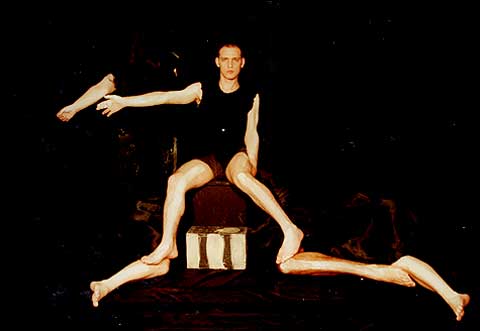 Oliver Herring. "Little Dances of Misfortunes," production still, 2001. Courtesy the artist and Max Protetch Galelry, New York.
