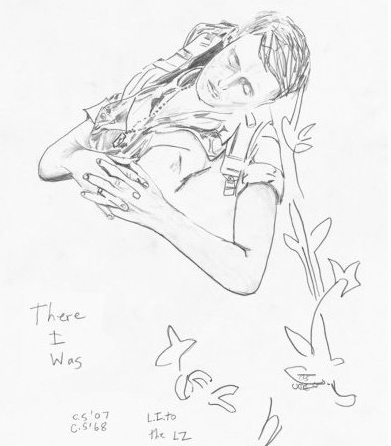 Collier Schorr, "There I Was (CS, CS)," 2007. Pencil on paper. Courtesy of 303 Gallery, New York.
