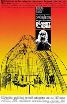 Planet of the Apes poster, 1968.