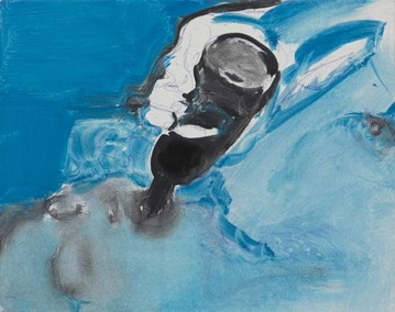 Marlene Dumas, "Blue Marilyn", 2008