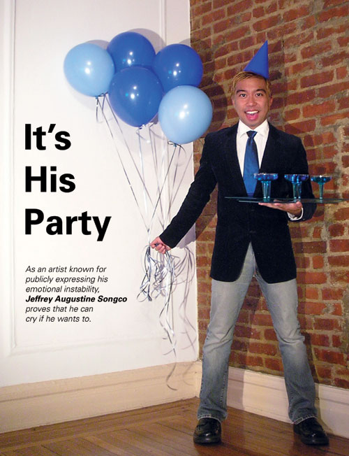 Jeffrey Augustine Songco, "Headline 3 (It's His Party)," 2009.  Courtesy of the artist.