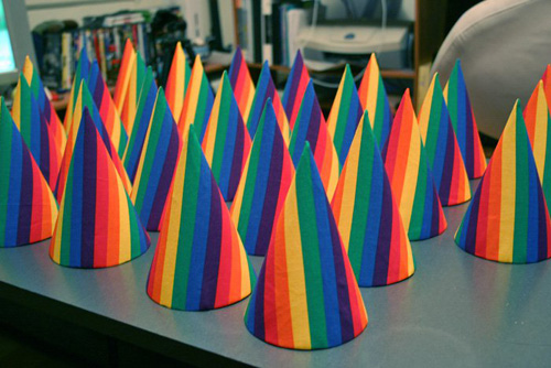 Jeffrey Augustine Songco, "party hats".  Courtesy the artist.