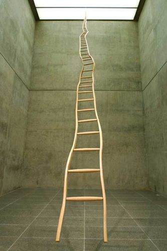 Martin Puryear. "Ladder for Booker T. Washington," 1996. Collection of the artist.