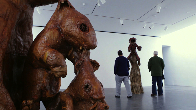 Tim Hawkinson, Animal Creatures, 2013. Production still from the series Exclusive. © Art21, Inc. 2013. Cinematography by Morgan Riles