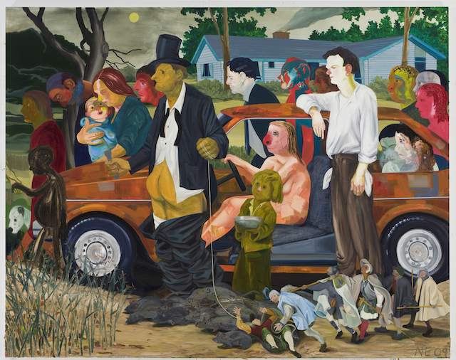 Nicole Eisenman. The Triumph of Poverty, 2009. Oil on canvas, 65 x 82 inches. Courtesy the artist, Anton Kern Gallery, New York, and Susanne Vielmetter Los Angeles Projects. © Nicole Eisenman. 
