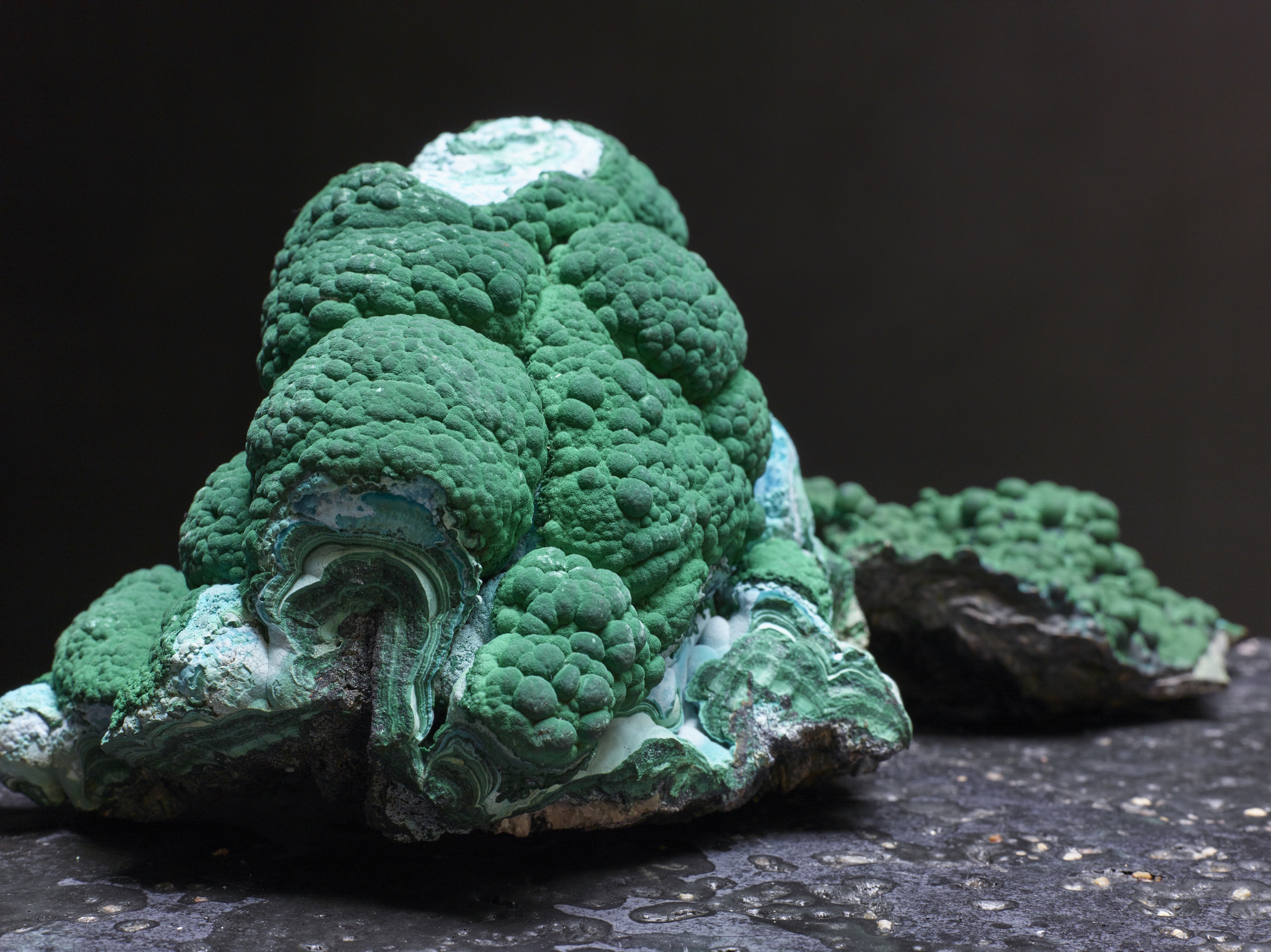 Viñales (Reclining Nude) (detail), 2015. Wakkusu ® Concrete, bronze, and malachite, 48 x 64 x 101 inches. Courtesy the artist, and Lehmann Maupin, New York and Hong Kong.