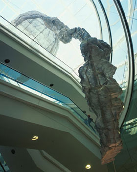 Ursula von Rydingsvard, <i>katul katul</i>, 1999-2002. Plastic, aluminum, 52 x 40 feet (15.8 x 12.2 meters). Permanent sculpture for the Queens Family Courthouse, Jamaica, New York.