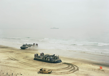 An-My Le, “Offload.” 2005-08. Pigment print. Courtesy Murray Guy.