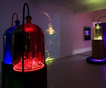Mike Kelly, “Kandors,” Installation view, 2007. Copyright Fredrick Nilsen. Courtesy Mike Kelly and Jablonk Galerie, Cologne/Berlin.