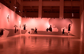 Kara Walker, “Installation View” (2008). CAC Malaga.