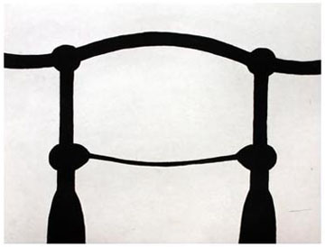 Martin Puryear, Shoulders (State 2), etching, 2002, courtesy of Paulson Prints