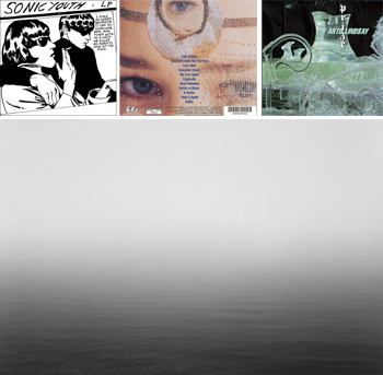 Various album art collage