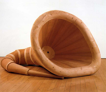 Martin Puryear, "Plenty's Boast," 1994-1995. Red cedar and pine, 68 x 83 x 118 inches. The Nelson-Atkins Museum of Art, Kansas City, Missouri. Purchase: The Renee C. Crowell Trust. Courtesy McKee Gallery, New York.