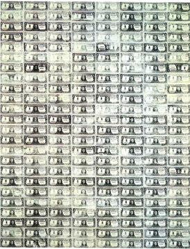 Andy Warhol, "192 One Dollar Bills," 1962.