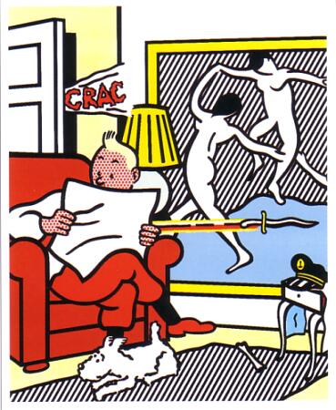 Roy Lichtenstein, 'Tintin in the New World', 1993