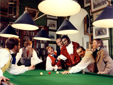 Yinka Shonibare, MBE (b. United Kingdom, 1962) Diary of a Victorian Dandy: 17.00 hours, 1998 Chromogenic photograph 72 x 90 in. Collections of Peter Norton and Eileen Harris Norton,  Santa Monica Image courtesy of the artist, Stephen Friedman Gallery, London, and James Cohan Gallery, New York © the artist