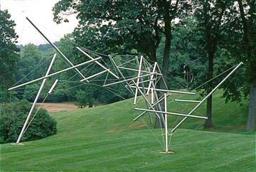 Kenneth Snelson, "Free Ride Home," 1974, Storm King Art Center