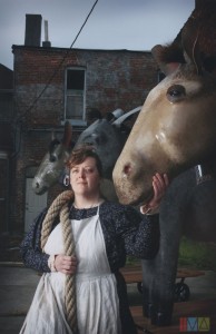 Allison Smith with The Donkey, The Jackass, and The Mule