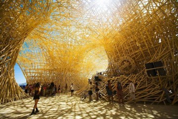 Installation at Burning Man 2008, via Fantasticus.com