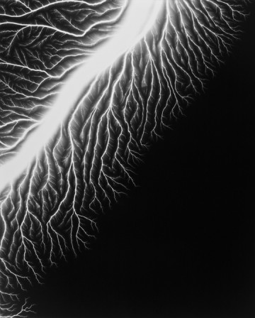 Hiroshi Sugimoto. Selections from the Lightning Fields series, 2009. Photo courtesy of the artist.