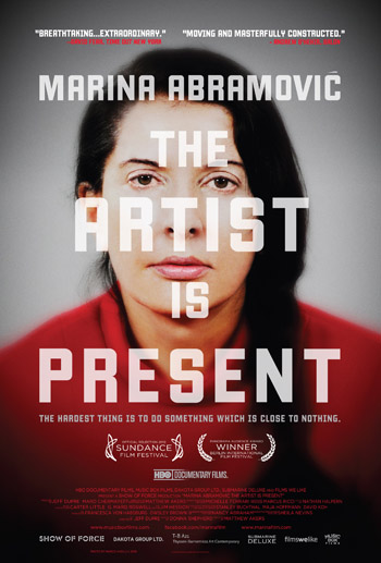 Marina Abramović. The Artist Is Present (2012). Courtesy Show of Force LLC and Mudpuppy Flims Inc. Photo by Marco Anelli © 2010.