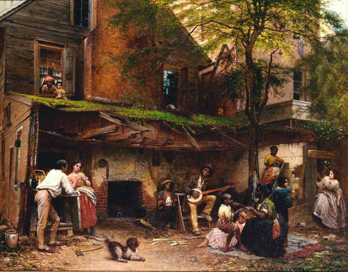 Eastman Johnson. Old Kentucky Home (Negro Life at the South), 1859.