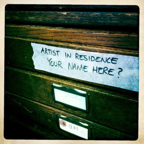 "Artist in Residence" Instagram image by Jeremy Riad / https://www.jeremyriad.com/