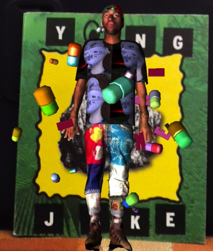 Yung Jake. Augmented Real (performance).