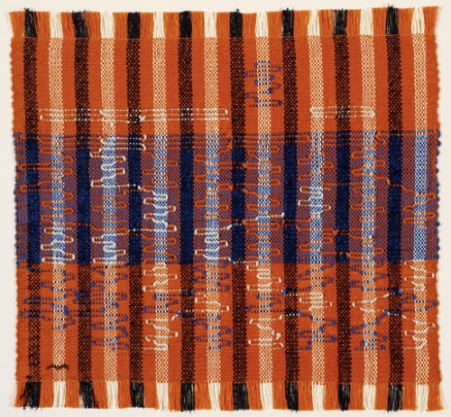 Anni Albers, Intersecting, 1962 Cotton and rayon. 40 x 42 cm (15.687 x 16.5 inches) Private Collection ©2008 The Josef and Anni Albers Foundation / Artists Rights Society (ARS), New York