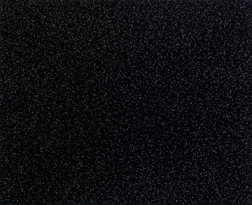 Vija Celmins, "Night Sky #10," 1994-1995 Oil on linen mounted on wood, 31 x 37 1/2 inches Private collection Photo by John Bigelow Taylor  Courtesy McKee Gallery, New York