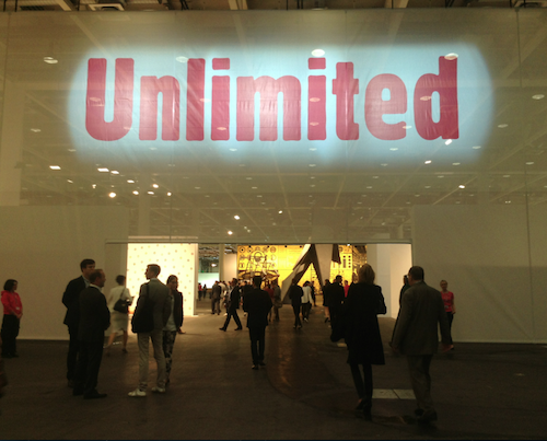 Opening night of Unlimited at Art Basel, June 2013. Photo by Natalie Musteata.