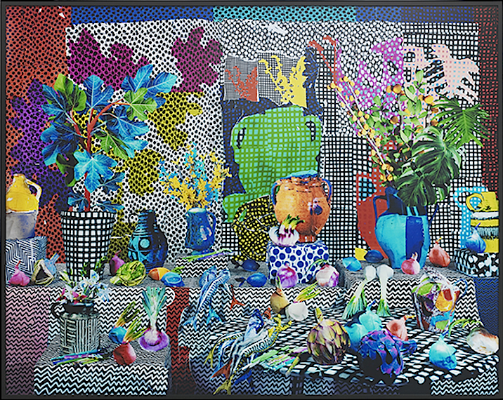 Daniel Gordon. "Still Life with Onions and Mackerel," 2014. Chromogenic print, 60 x 70 inches. Courtesy the artist and Wallspace, New York, NY.