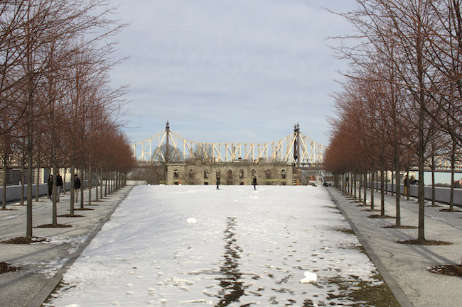 View to the north from Franklin D. Roosevelt Four Freedoms Park. Photo: Erin Sweeny.